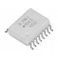 HCPL-316J-000E; Optocoupler; SMD; Channels: 1; Out: IGBT driver; 5kV; SO16-W; BROADCOM (AVAGO)