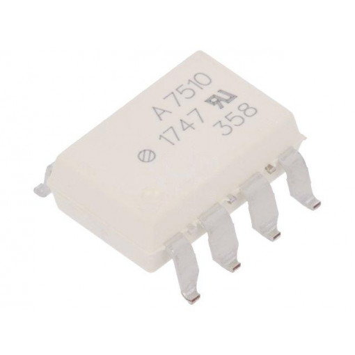 HCPL-7510-300E; Optocoupler; SMD; Channels: 1; Out: isolation amplifier; 3.75kV; BROADCOM (AVAGO)