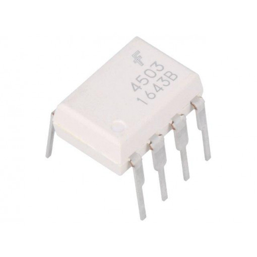 HCPL4503M; Optocoupler; THT; Channels: 1; Out: transistor; 5kV; 1Mbps; DIP8; ON SEMICONDUCTOR (FAIRCHILD)