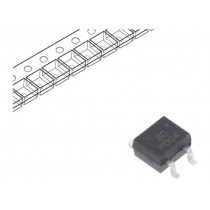 HD04-T; Single-phase bridge rectifier; Urmax: 400V; If: 0.8A; Ifsm: 30A; DIODES INCORPORATED