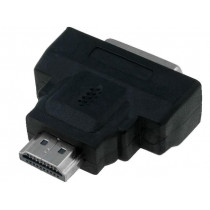 68098; Adapter; DVI-D (24+1) socket,HDMI plug; Colour: black; Goobay