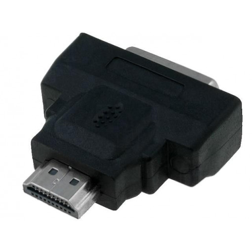 68098; Adapter; DVI-D (24+1) socket,HDMI plug; Colour: black; Goobay