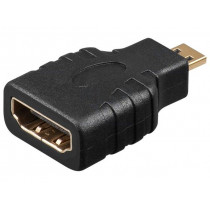 68842; Adapter; HDMI socket,HDMI micro plug; Colour: black; Goobay