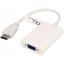 51758; Adapter; D-Sub 15pin HD socket,HDMI plug; Goobay