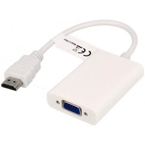 51758; Adapter; D-Sub 15pin HD socket,HDMI plug; Goobay