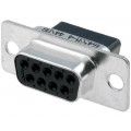 164531-4; D-Sub; PIN: 9; female; for cable; Type: w/o contacts; A: 16.3mm; TE Connectivity 164531-4; D-Sub; PIN: 9; female; for cable; Type: w/o contacts; A: 16.3mm; TE Connectivity