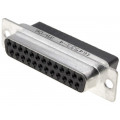 164533-4; D-Sub; PIN: 25; female; for cable; Type: w/o contacts; A: 38.4mm; TE Connectivity 164533-4; D-Sub; PIN: 25; female; for cable; Type: w/o contacts; A: 38.4mm; TE Connectivity