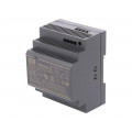 HDR-100-12; Power supply: switched-mode; 85W; 12VDC; 12÷13VDC; 7.1A; 85÷264VAC; MEAN WELL