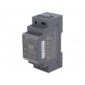 HDR-30-12; Power supply: switched-mode; 24W; 12VDC; 10.8÷13.8VDC; 2A; 120g; MEAN WELL