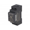 HDR-30-48; Power supply: switched-mode; 36W; 48VDC; 43.2÷55.2VDC; 0.75A; 120g; MEAN WELL