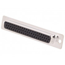 2101-0300-14; D-Sub HD; PIN: 62; plug; female; for cable; soldering; Colour: black; ENCITECH