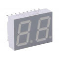 HDSP-521G; Display: LED; 7-segment; 14.22mm; 0.56 HDSP-521G; Display: LED; 7-segment; 14.22mm; 0.56
