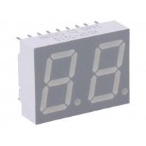 HDSP-521G; Display: LED; 7-segment; 14.22mm; 0.56 HDSP-521G; Display: LED; 7-segment; 14.22mm; 0.56