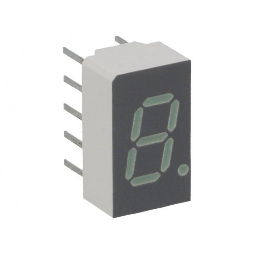 HDSP-7801; Display: LED; 7-segment; 7.62mm; 0.3