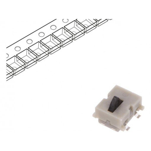 HDT0004; Switch: detecting; Pos: 2; SPST-NO; 0.001A/5VDC; Mounting: SMT; C&K HDT0004; Switch: detecting; Pos: 2; SPST-NO; 0.001A/5VDC; Mounting: SMT; C&K