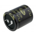 HE2G477M35040HA; Capacitor: electrolytic; SNAP-IN; 470uF; 400VDC; Ø35x40mm; ±20%; SAMWHA HE2G477M35040HA; Capacitor: electrolytic; SNAP-IN; 470uF; 400VDC; Ø35x40mm; ±20%; SAMWHA