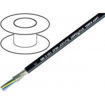 0046712; Wire; ÖLFLEX® HEAT 180 C MS; Cu; stranded; 7G1mm2; silicone; black; LAPP KABEL