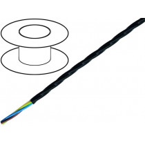 0091210; Wire; ÖLFLEX® HEAT 205 MC; stranded; Cu; 2x0,5mm2; FEP; black; LAPP KABEL