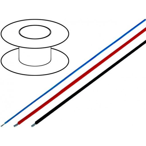 0080104; Wire; ÖLFLEX® HEAT 205 SC; stranded; Cu; 1x0,14mm2; FEP; red; LAPP KABEL