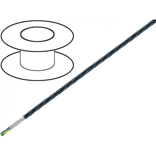 0091331; Wire; ÖLFLEX® HEAT 260 C MC; stranded; Cu; 4G0,75mm2; PTFE; black; LAPP KABEL