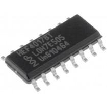 HEF4017BT.652; IC: digital; decade counter Johnson; CMOS; SMD; SOP16; NEXPERIA HEF4017BT.652; IC: digital; decade counter Johnson; CMOS; SMD; SOP16; NEXPERIA