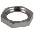 KM MS M12X1.5; Nut; M12; brass; nickel; 15mm; Pitch: 1,5; HELUKABEL KM MS M12X1.5; Nut; M12; brass; nickel; 15mm; Pitch: 1,5; HELUKABEL