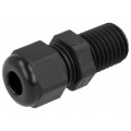 HSK-L M12 RAL9005; Cable gland; with long thread; M12; IP68; Mat: polyamide; black; HELUKABEL HSK-L M12 RAL9005; Cable gland; with long thread; M12; IP68; Mat: polyamide; black; HELUKABEL