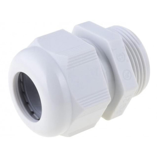 HT M12 RAL7035; Cable gland; M12; IP68; Mat: polyamide; grey; HELUKABEL