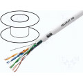 81278; Wire; HELUKAT® 100,F/UTP; 5e; stranded; Cu; 4x2x26AWG; FRNC; grey; HELUKABEL
