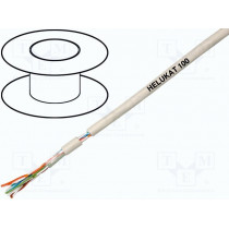 80055; Wire; HELUKAT® 100,U/UTP; 5e; stranded; Cu; 4x2x26AWG; PVC; grey; HELUKABEL