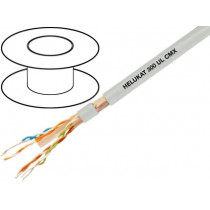 802172; Wire; HELUKAT® 300,U/UTP; 6; solid; Cu; 4x2x24AWG; PVC; grey; 305m; HELUKABEL