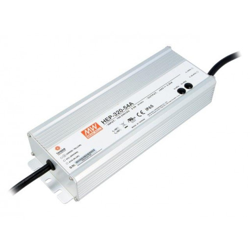 HEP-320-54A; Power supply: switched-mode; modular; 321.3W; 54VDC; 49÷58VDC; MEAN WELL