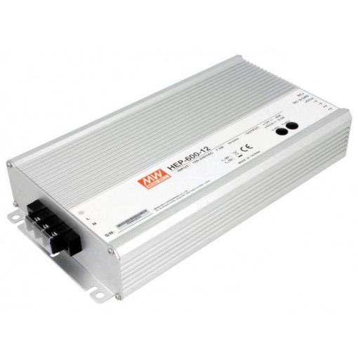 HEP-600-12; Power supply: switched-mode; modular; 480W; 12VDC; 280x144x48.5mm; MEAN WELL