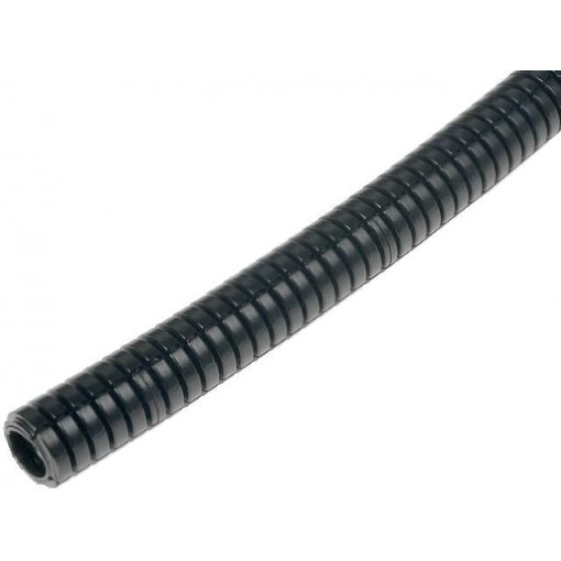 166-11102; Protective tube; ØBraid : 13mm; polyamide; black; Len: 50m; UL94V-2; HELLERMANNTYTON