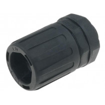 166-21000; Straight terminal connector; ØBraid : 10mm; polyamide; HelaGuard; HELLERMANNTYTON