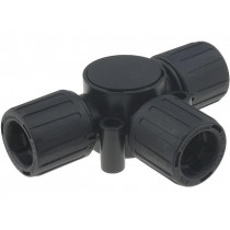166-24800; T-connector; ØBraid : 16mm; polyamide; HelaGuard; -50÷135°C; IP66; HELLERMANNTYTON