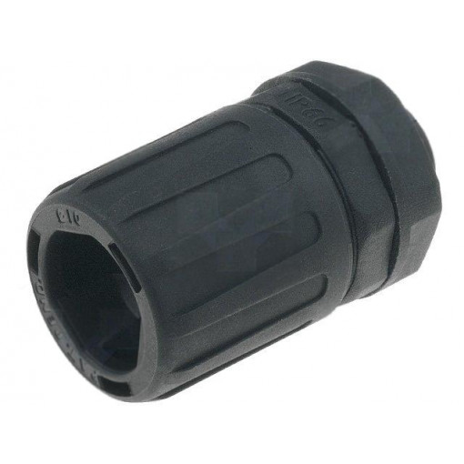 166-21026; Straight terminal connector; ØBraid : 25mm; polyamide; HelaGuard; HELLERMANNTYTON