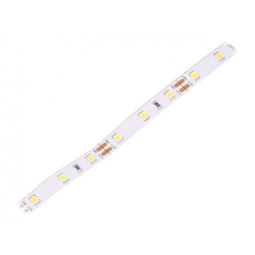 HH-S60F008-2835-12 NW WHITE PCB IP20; LED tape; white neutral; 2835; 12V; LED/m: 60; 8mm; IP20; 12W/m; WISVA OPTOELECTRONICS