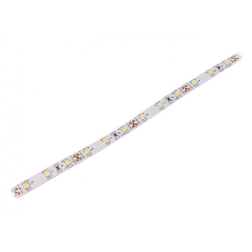 HH-S60F008-3528-12 NW WHITE PCB IP20; LED tape; white neutral; 3528; 12V; LED/m: 60; 8mm; IP20; 4.8W/m; WISVA OPTOELECTRONICS