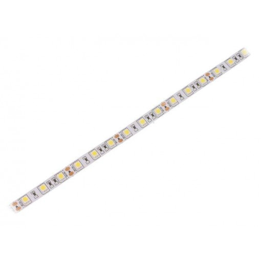 HH-S60F010-5050-12 CW WHITE PCB IP20; LED tape; white cold; 5050; 12V; LED/m: 60; 10mm; IP20; 14.4W/m; WISVA OPTOELECTRONICS