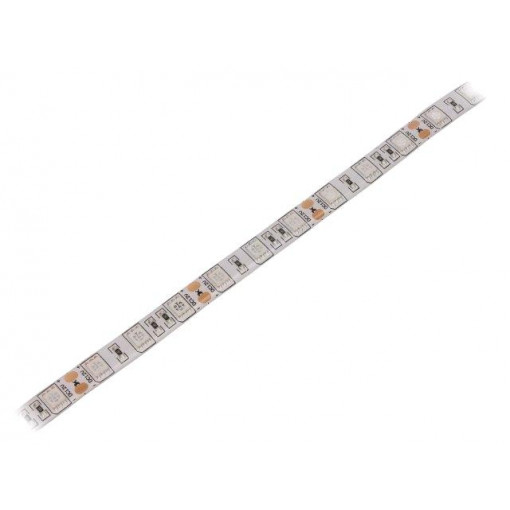 HH-S60F010-5050-12 BLUE WHITE PCB IP65; LED tape; blue; 5050; 12V; LED/m: 60; 10mm; IP65; 14.4W/m; WISVA OPTOELECTRONICS