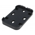SNAP IN HOLDER, BLACK; Holder; 95x60mm; ABS; black; ELATEC