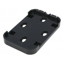 SNAP IN HOLDER, BLACK; Holder; 95x60mm; ABS; black; ELATEC SNAP IN HOLDER, BLACK; Holder; 95x60mm; ABS; black; ELATEC