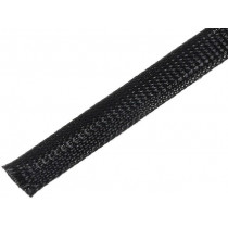 170-80250; Polyester conduit; Braid diameter: 10÷30,nom.25mm; black; L: 10m; HELLERMANNTYTON