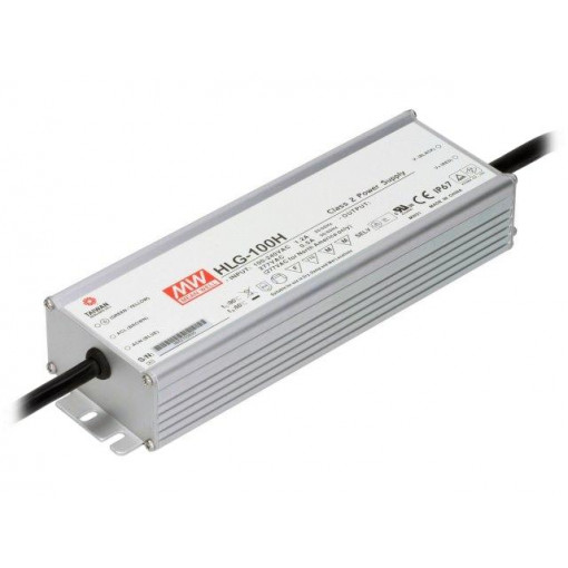 HLG-100H-20; Power supply: switched-mode; LED; 96W; 20VDC; 4.8A; 90÷305VAC; IP67; MEAN WELL