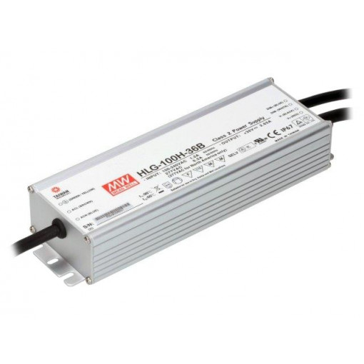 HLG-100H-36B; Power supply: switched-mode; LED; 95.4W; 36VDC; 2.65A; 90÷305VAC; MEAN WELL