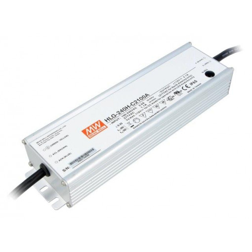 HLG-240H-C2100A; Power supply: switched-mode; LED; 250W; 59÷119VDC; 1050÷2100mA; MEAN WELL