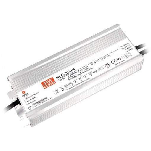 HLG-320H-30B; Power supply: switched-mode; LED; 321W; 30VDC; 10.7A; 90÷305VAC; MEAN WELL