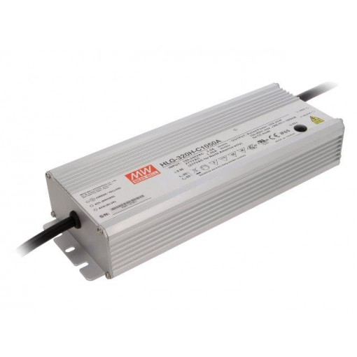 HLG-320H-C1050A; Power supply: switched-mode; LED; 320W; 152÷305VDC; 525÷1050mA; MEAN WELL