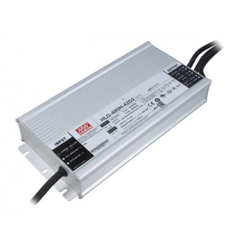 HLG-480H-42D2; Power supply: switched-mode; LED; 478.8W; 42VDC; 11.4A; 90÷305VAC; MEAN WELL